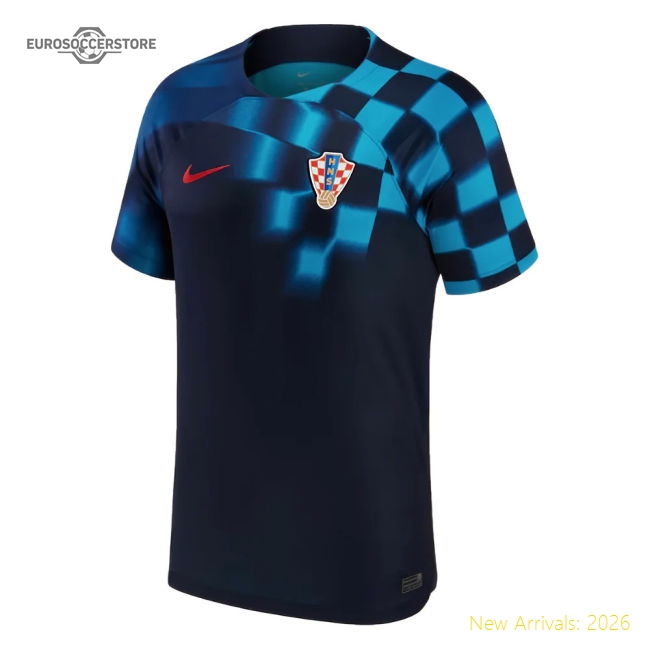 Croatia 2022-2023 Authentic Away Jersey (cro) Movement Slim