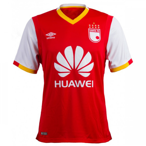 Independiente Santa Fe Home 201718 Soccer Jersey Shirt - Official
