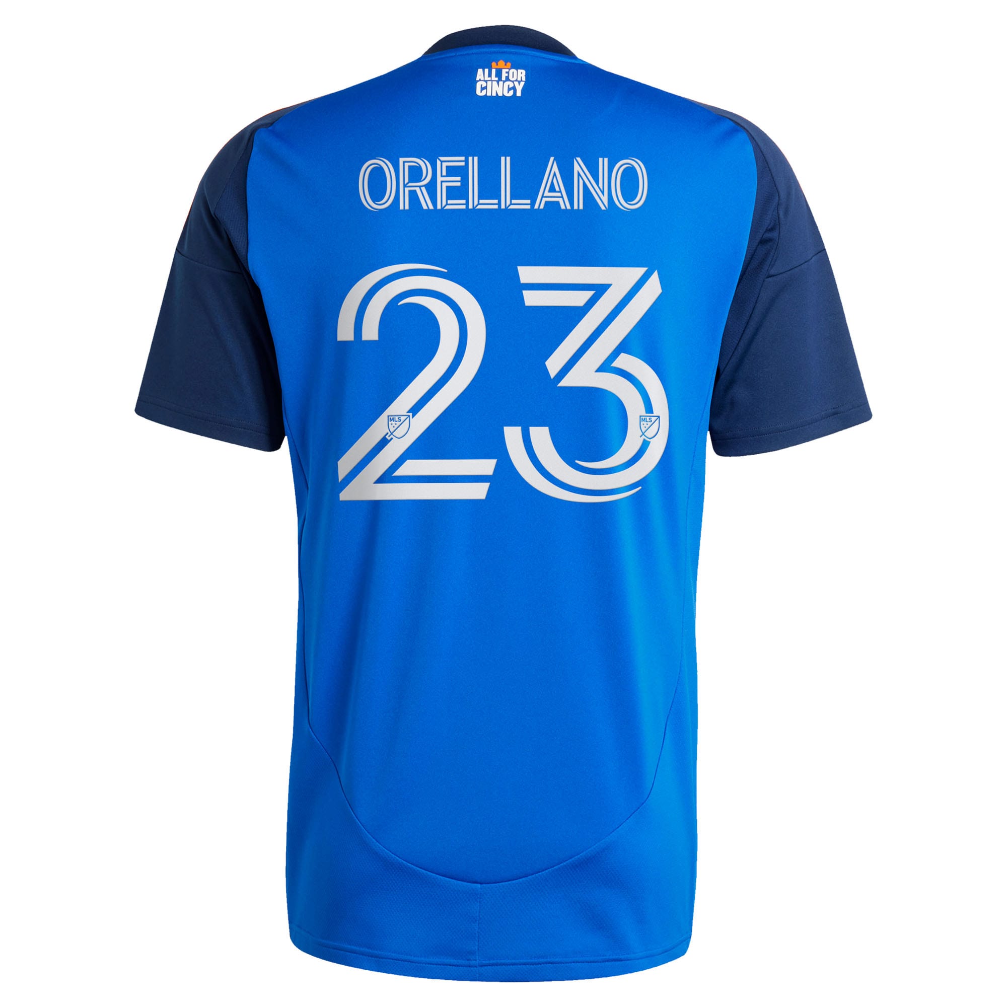 [SJH] Luca Orellano FC Cincinnati 2025 Orange and Blue Legacy Kit Replica Player Jersey - Blue