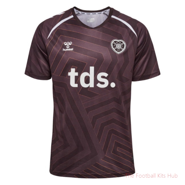 Hearts Home Shirt 2026-2027 Custom Name Kids' Team Kit - Maroon
