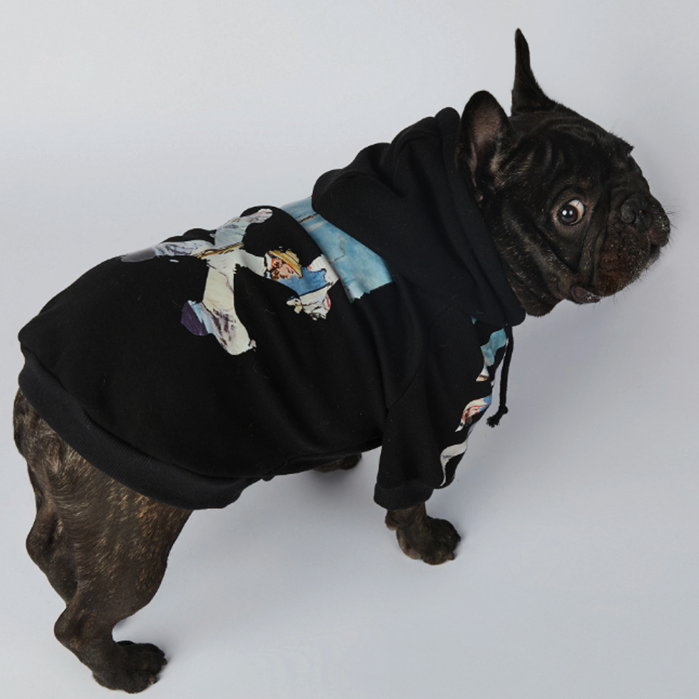 French Bulldog Frenchdot™ French Bulldog Woof Hoodie V4 Durable Dog Item