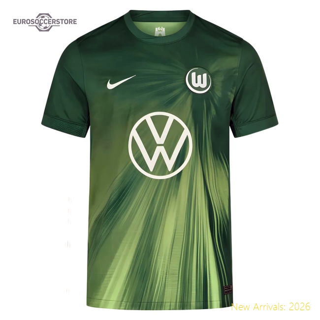 Vfl Wolfsburg Children 2025 Home Jersey Shirt Football Fan Apparel