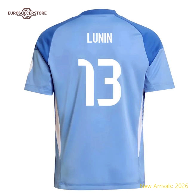Child-friendly Kids Football Team Lunin Jersey 2025-2026 Quick-dry