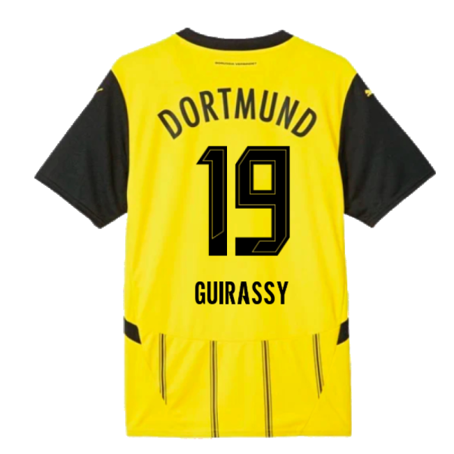 2024-2025 BVB Home Shirt (Guirassy 19) Lightweight Antibacterial