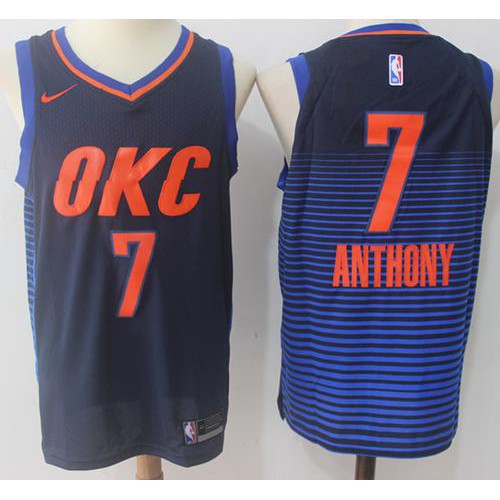 Nike Blue City Thunder #7 Jersey - Reasonably Priced Premium Quality