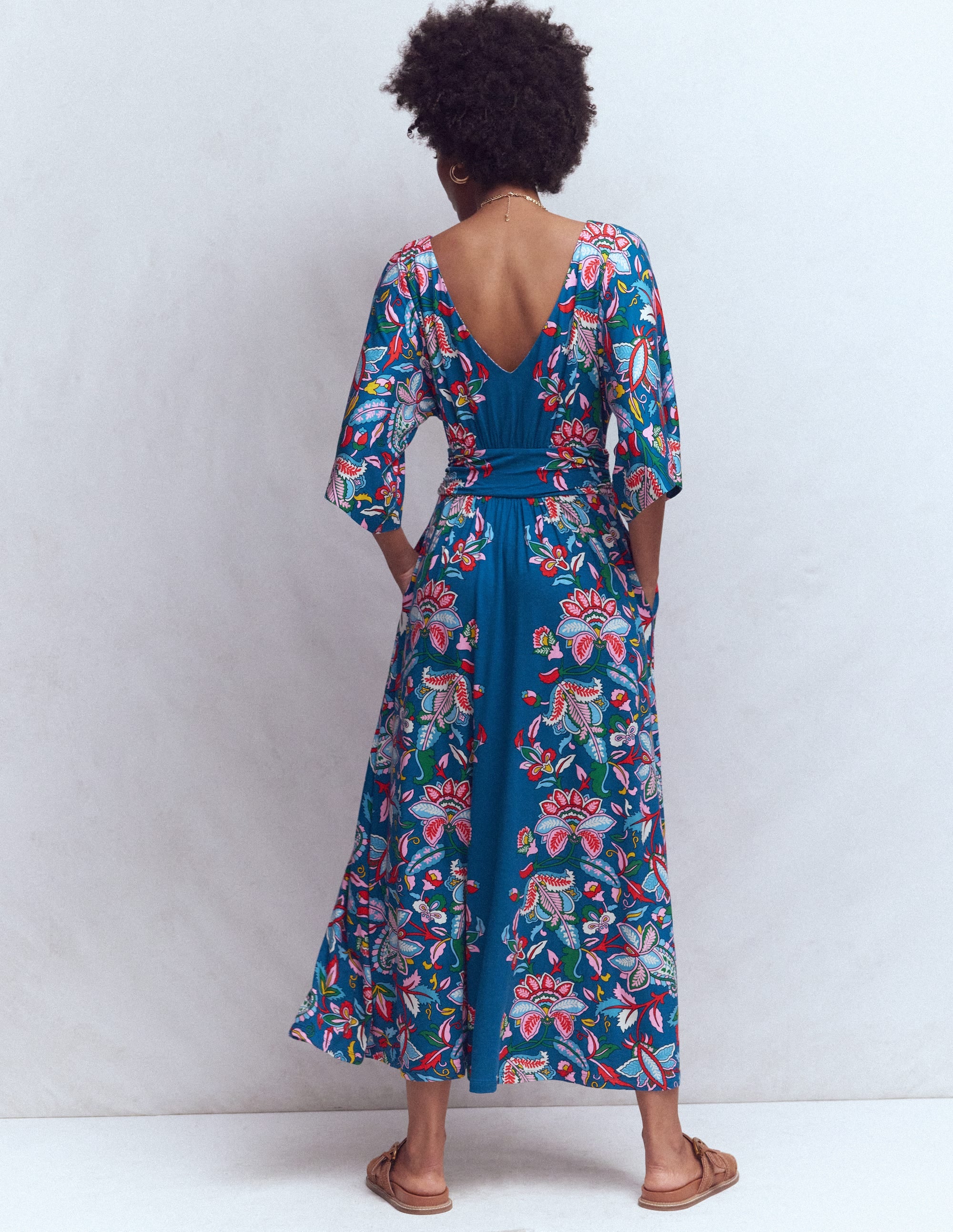 Imelda Kimono Jersey Dress
