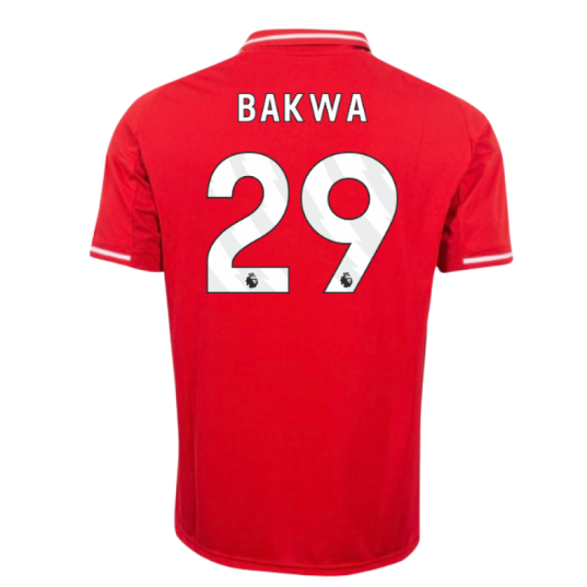 Fan Gear Football Nottingham Forest Home Shirt Bakwa #29 Top Tier ...