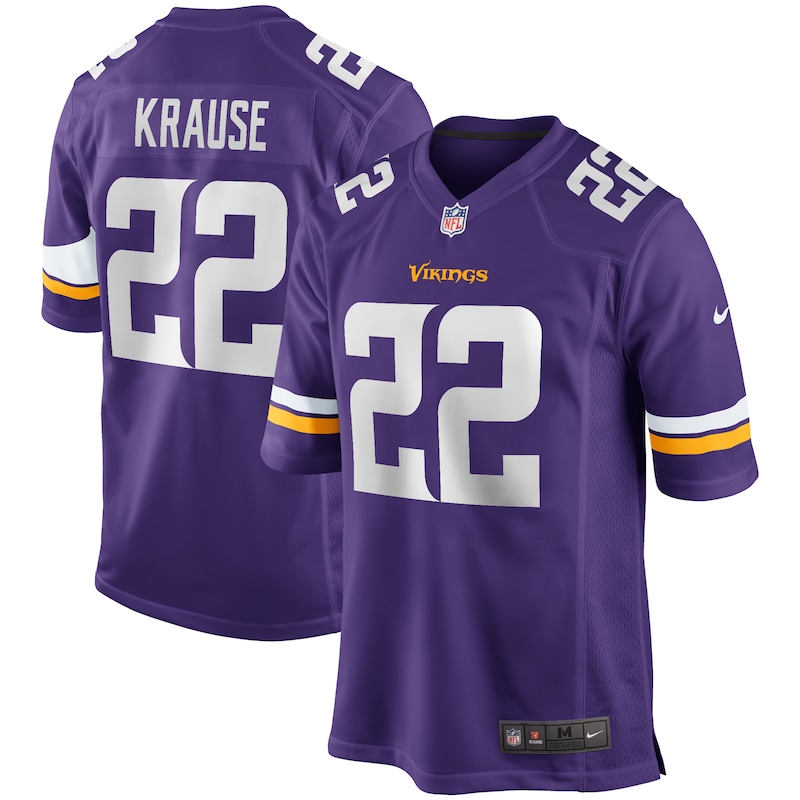 None Paul Krause Minnesota Vikings Timeless Replica Jersey Football Ap