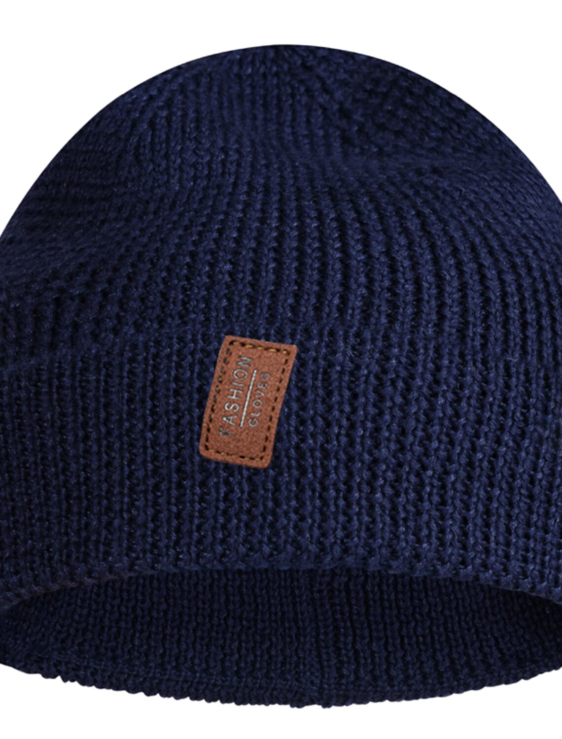 Men's Beanie Hat Wool Winter Hats Black Red Cotton Knitted Basic