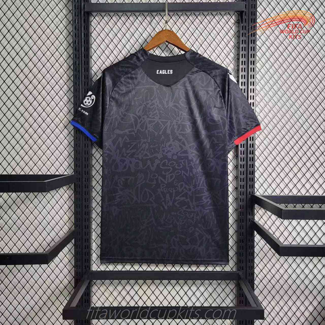 Crystal Palace season 23-24 Heritage Charcoal Football Jersey