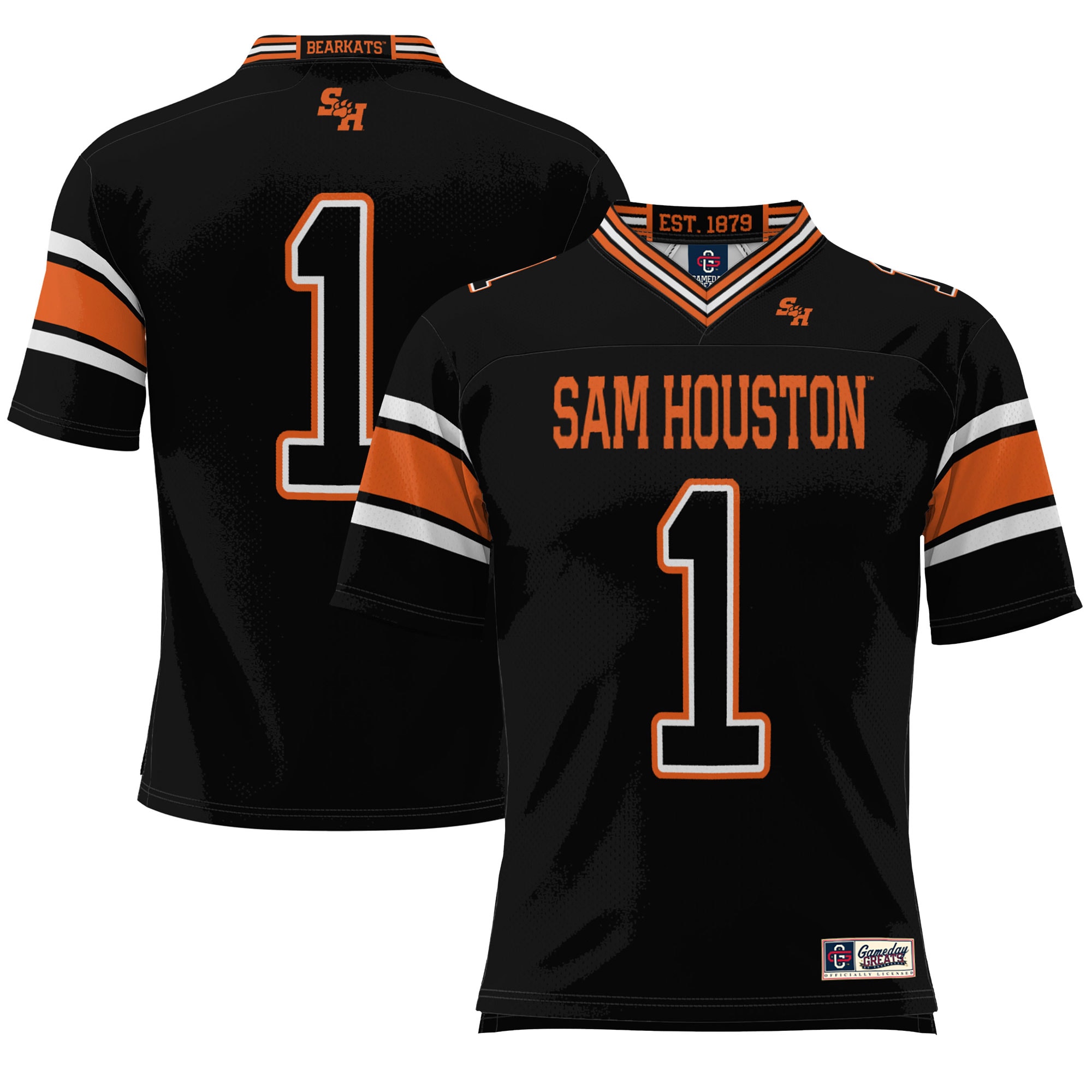 [Youth] Sam Houston State Bearkats #1 Football Jersey - Black | Stadium Series 2026/27