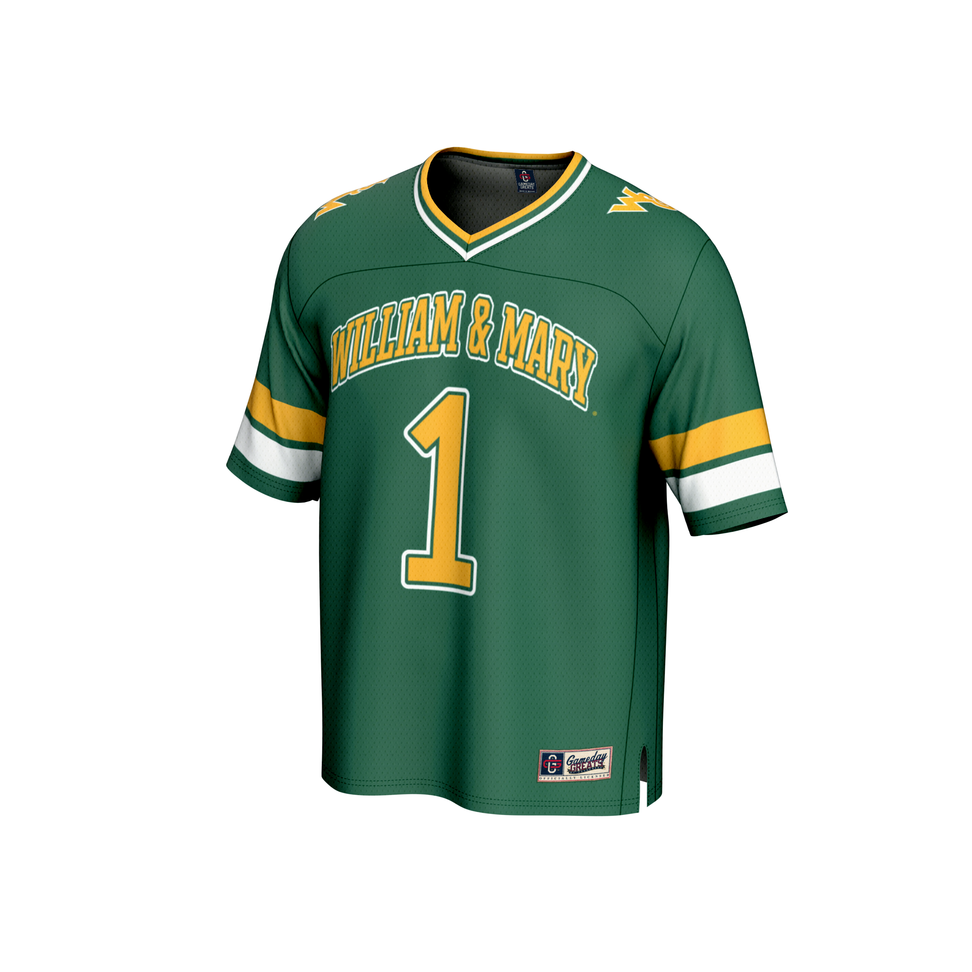 #1 William & Mary Tribe GameDay Greats Unisex Collegiate Football Fashion Jersey - Green