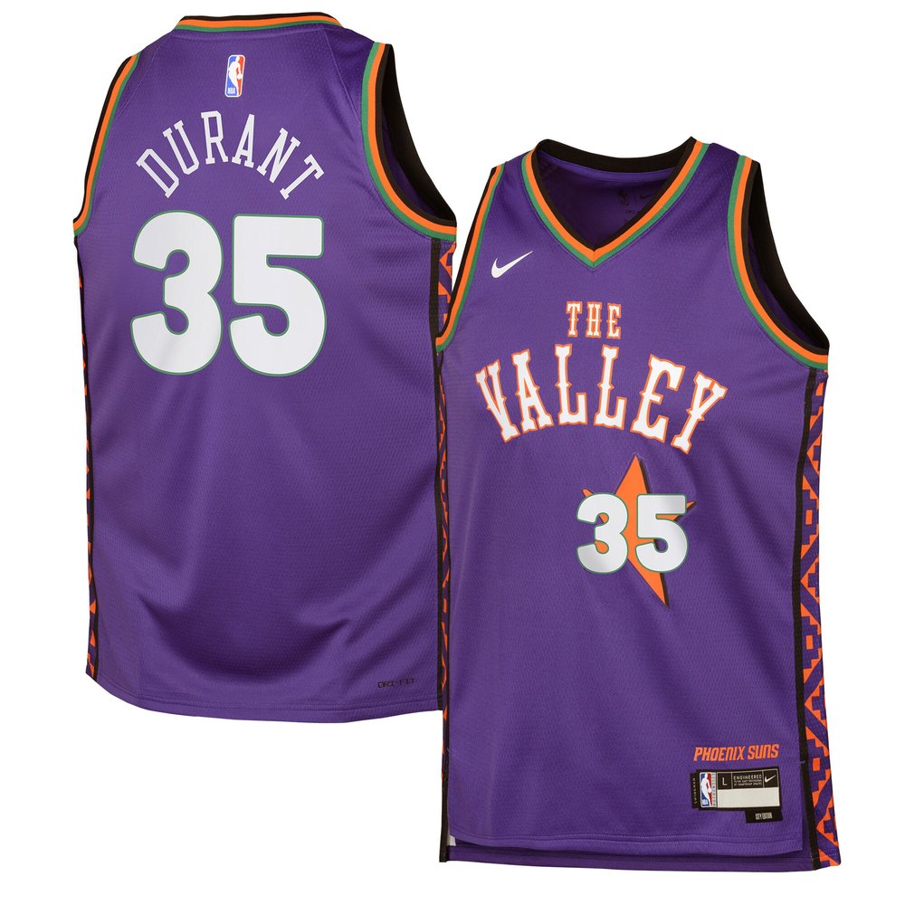 High-Quality Kevin Durant Phoenix Suns Jersey Purple - City Edition