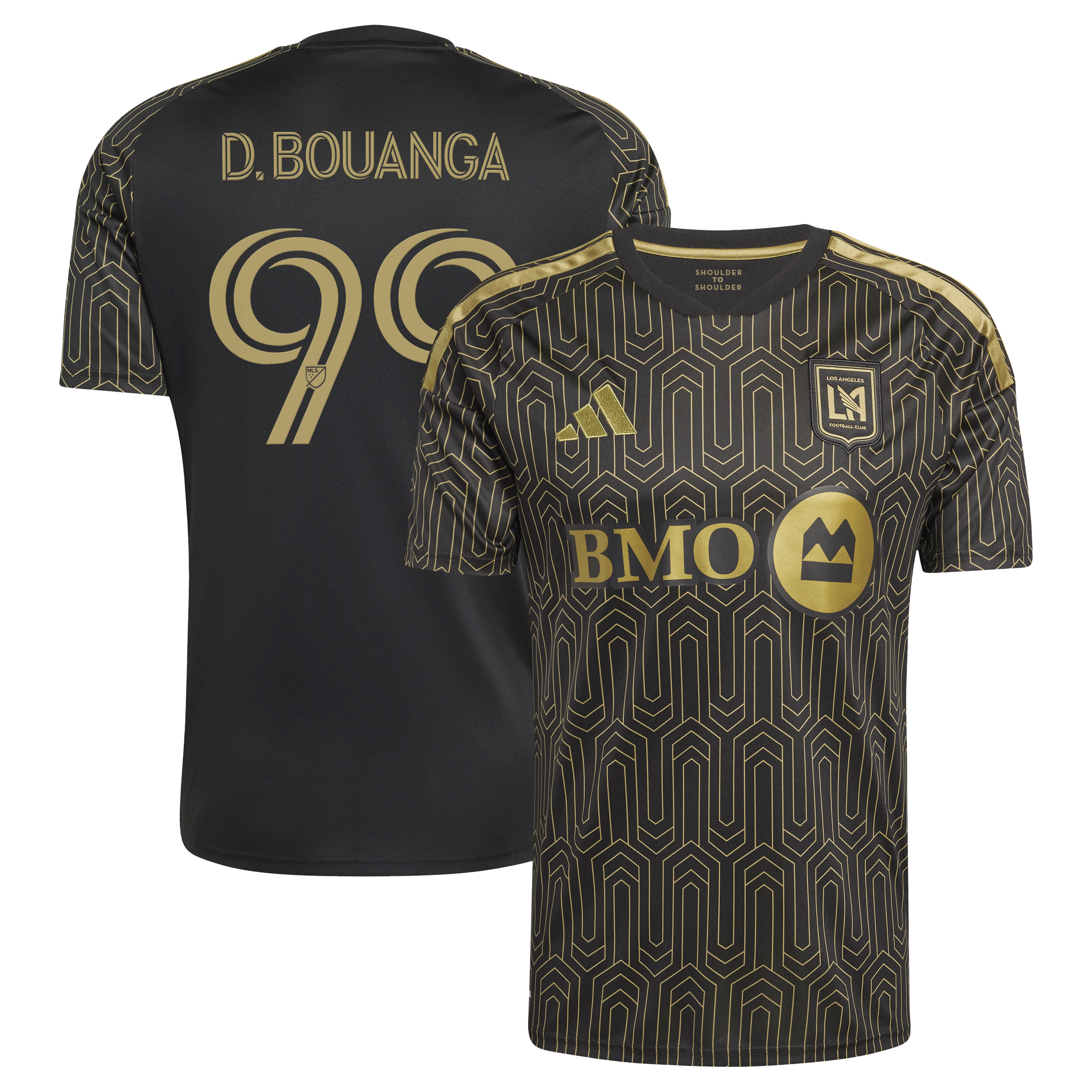 [SJH] Denis Bouanga LAFC 2026 Primary Kit Replica Jersey - Black