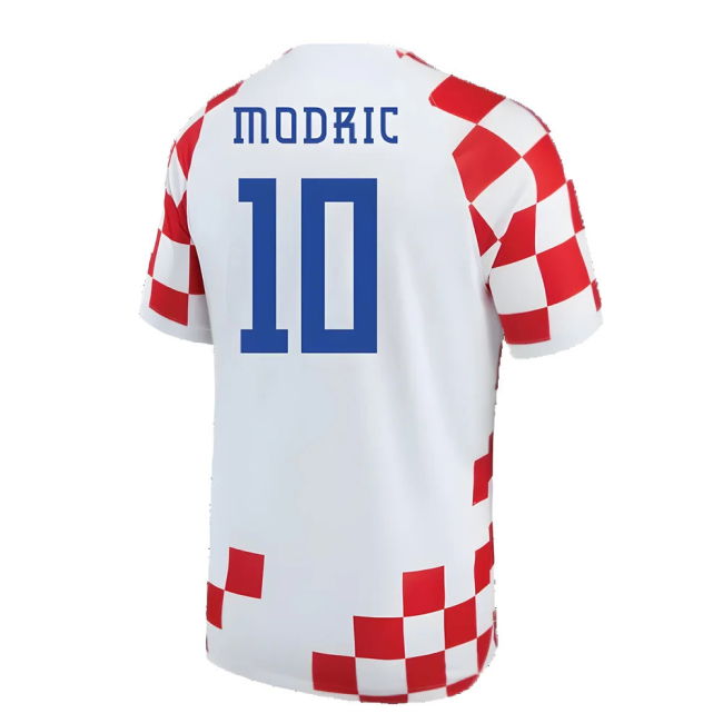 Match Worn Style Croatia Home Professional Jersey 2022-2023