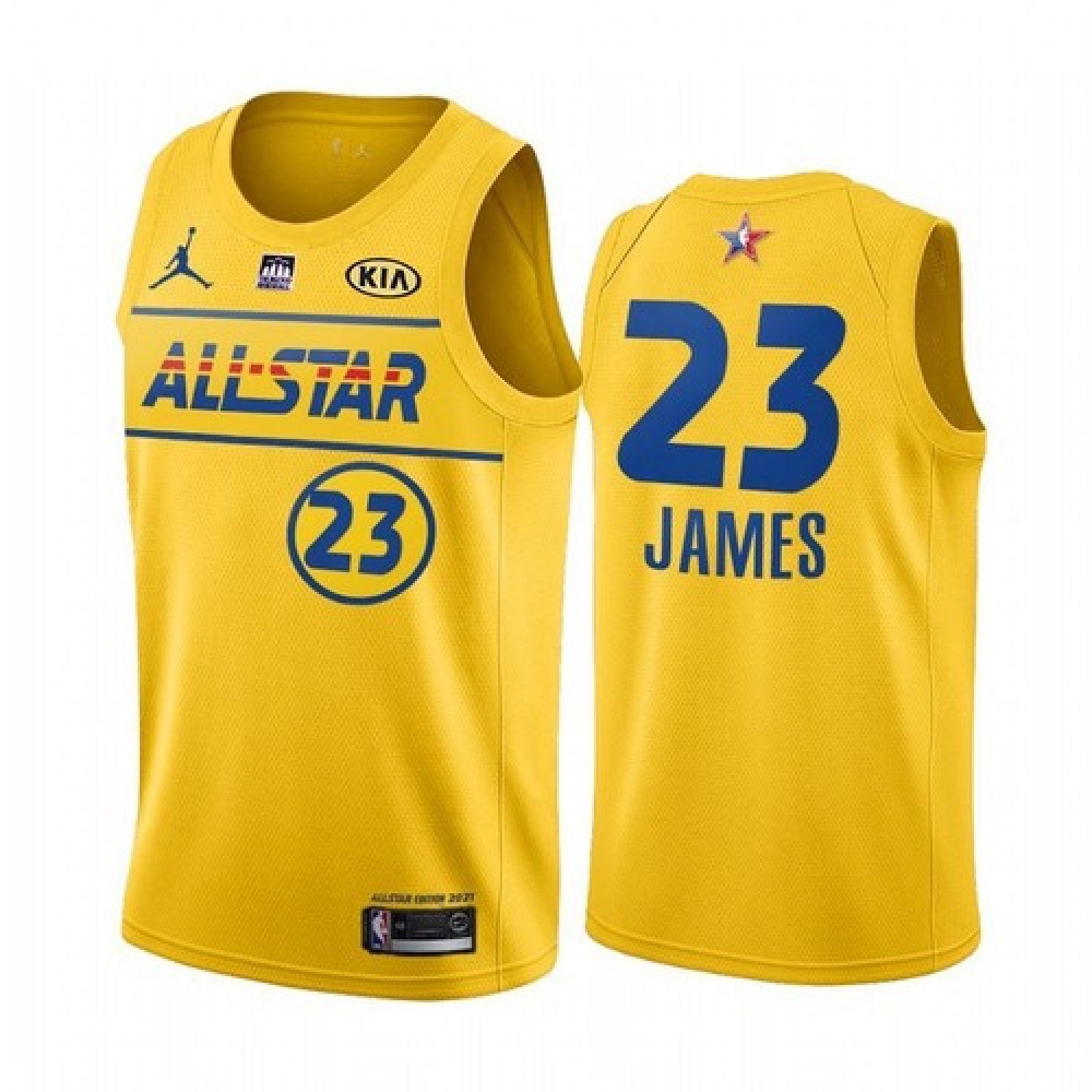 Performance LeBron James23 Yellow Jersey - - Basketball Fan Gear