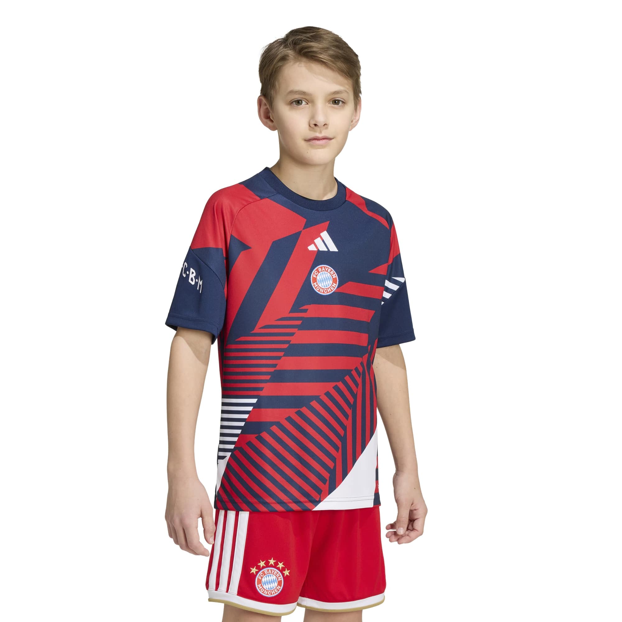 [SJH] Bayern Munich Youth 2026/27 Pre-Match Home Training Jersey - Blue/Red
