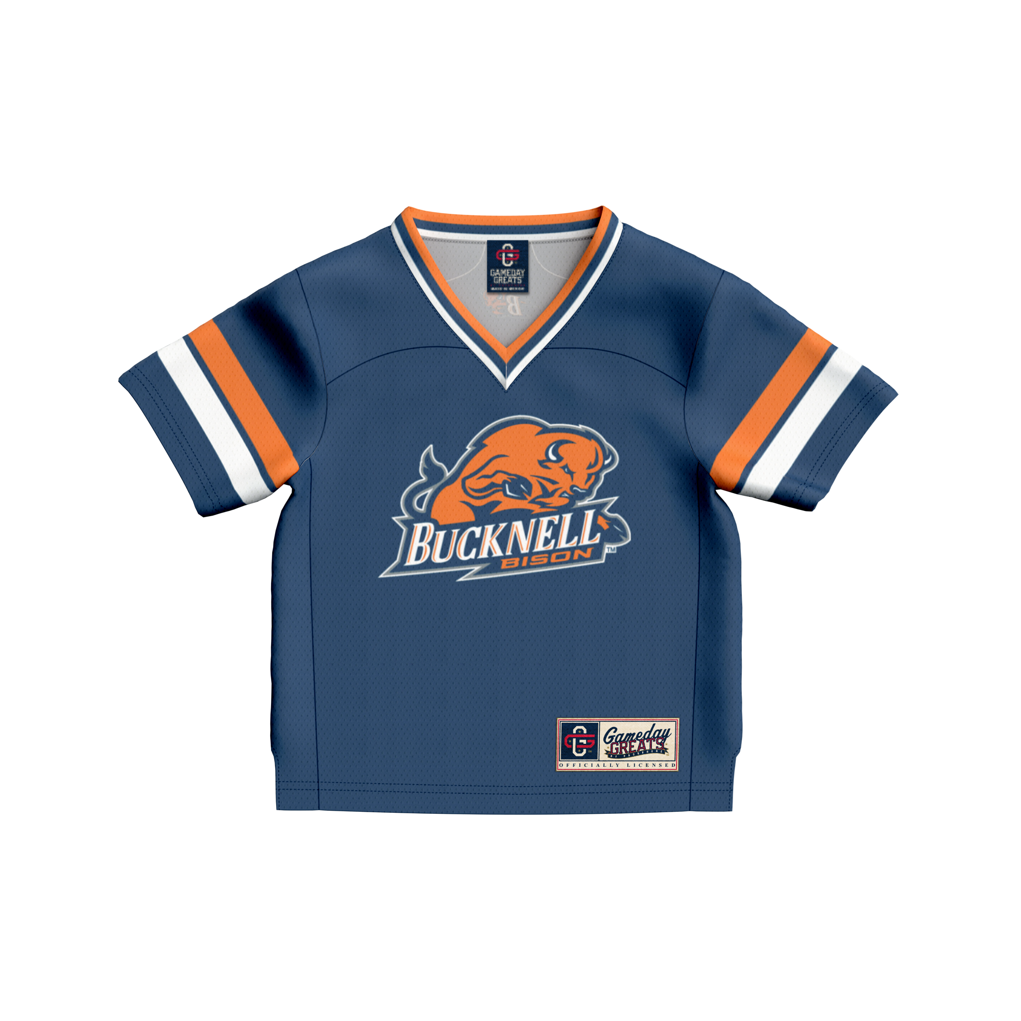 [DDG] Bucknell Bison GameDay Greats Toddler Collegiate Football Fashion Jersey - Blue