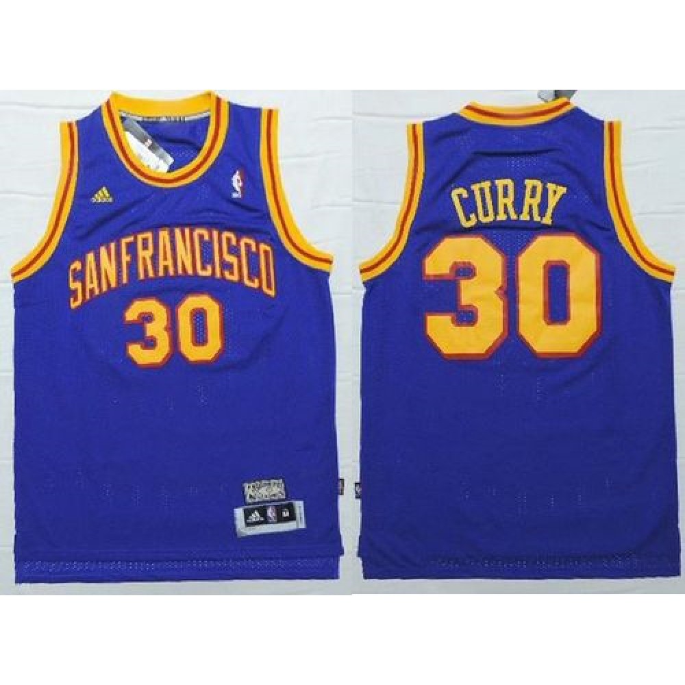 Stephen Curry30 Blue Jersey - Basketball Fan Gear