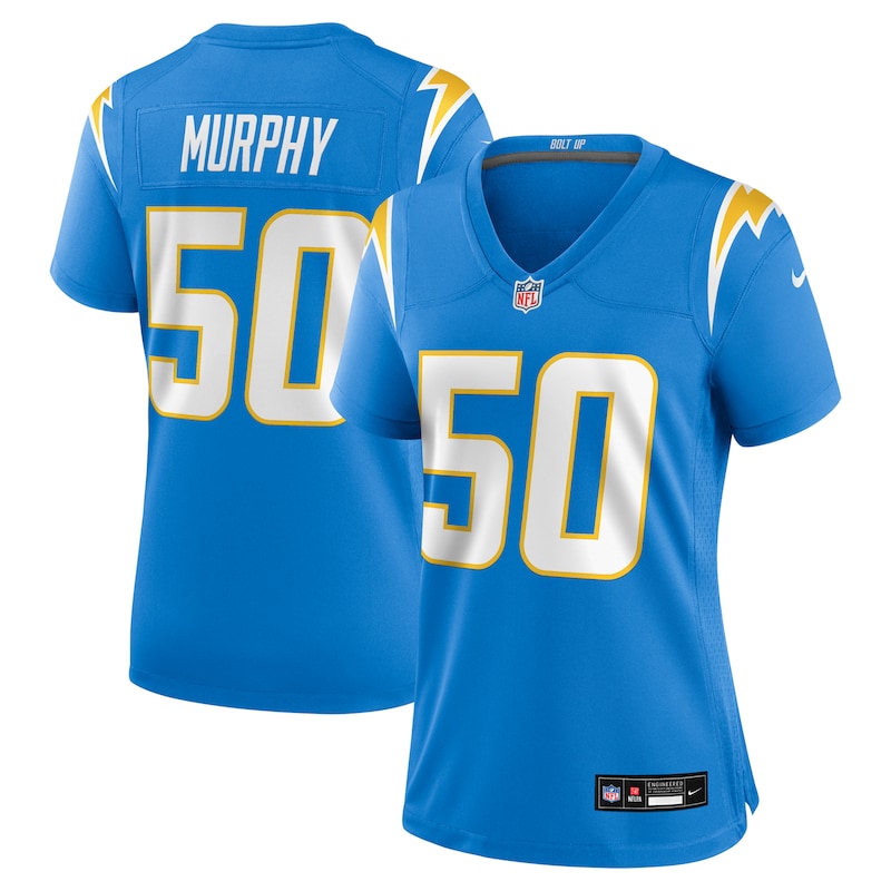 None Caleb Murphy LA Chargers Sleek Budget-Friendly Jersey Football Ap
