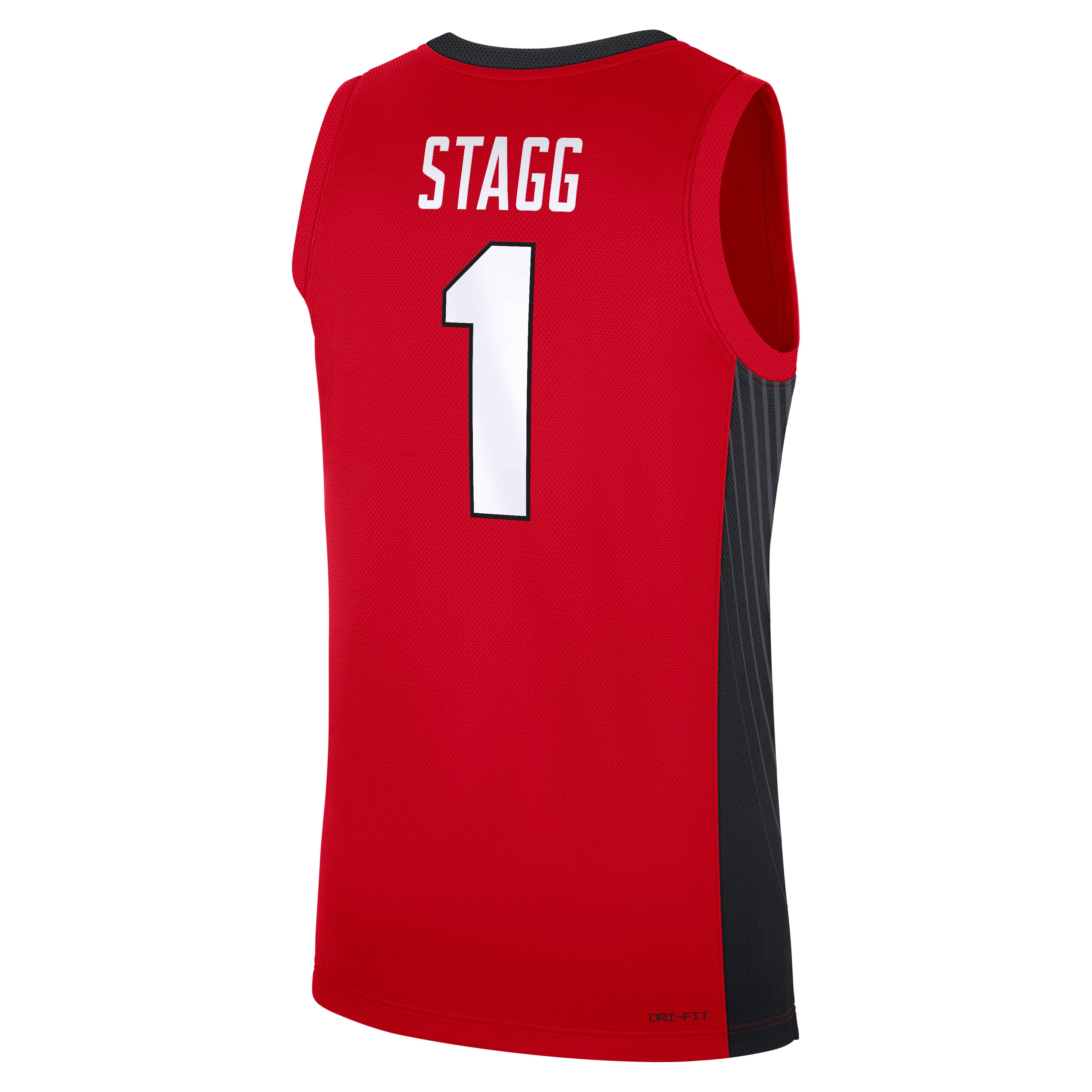 Kareem Stagg Georgia Bulldogs Nike NIL Men's Basketball Replica Jersey - Red