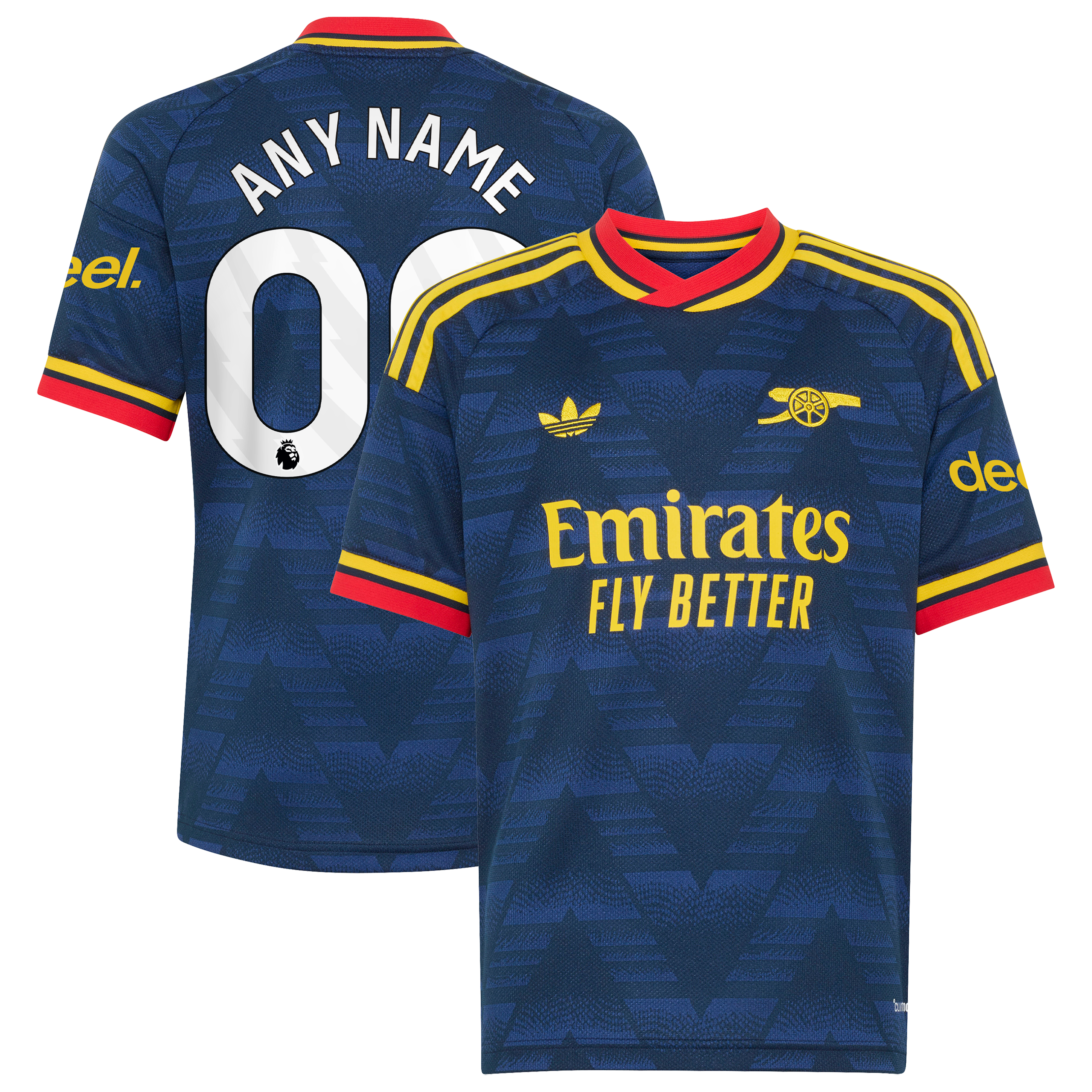 [SJH] Arsenal Youth 2026/27 Away Replica Custom Jersey - Navy