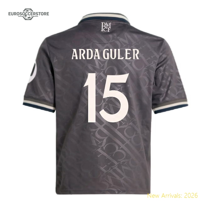 Comfortable Football Team Youth Arda Guler Jersey 2024-2025 Breathable