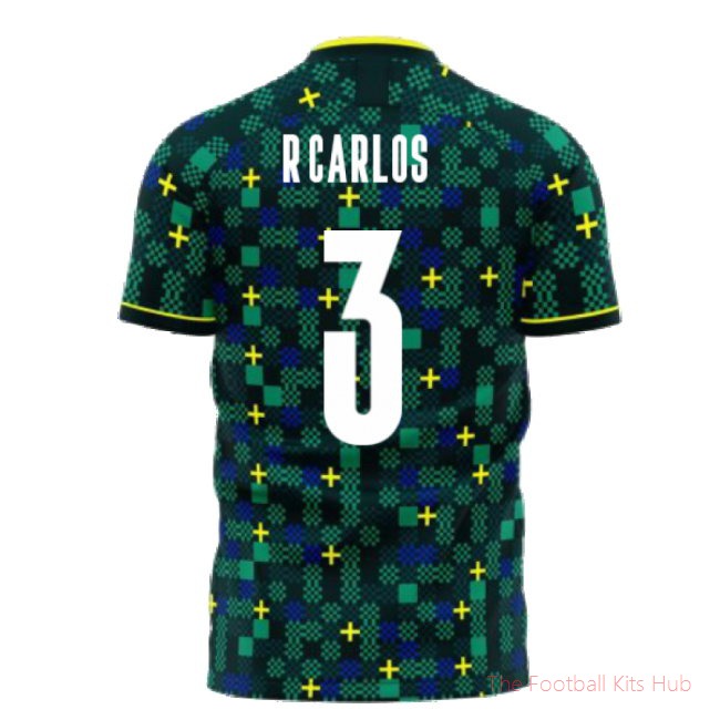 [JED] Brazil 2025/26 Third Football Kit (Libero) (R.CARLOS 3)