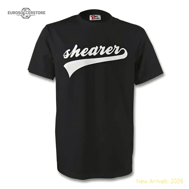 Premium-grade Alan Shearer Newcastle Signature Tee (black)