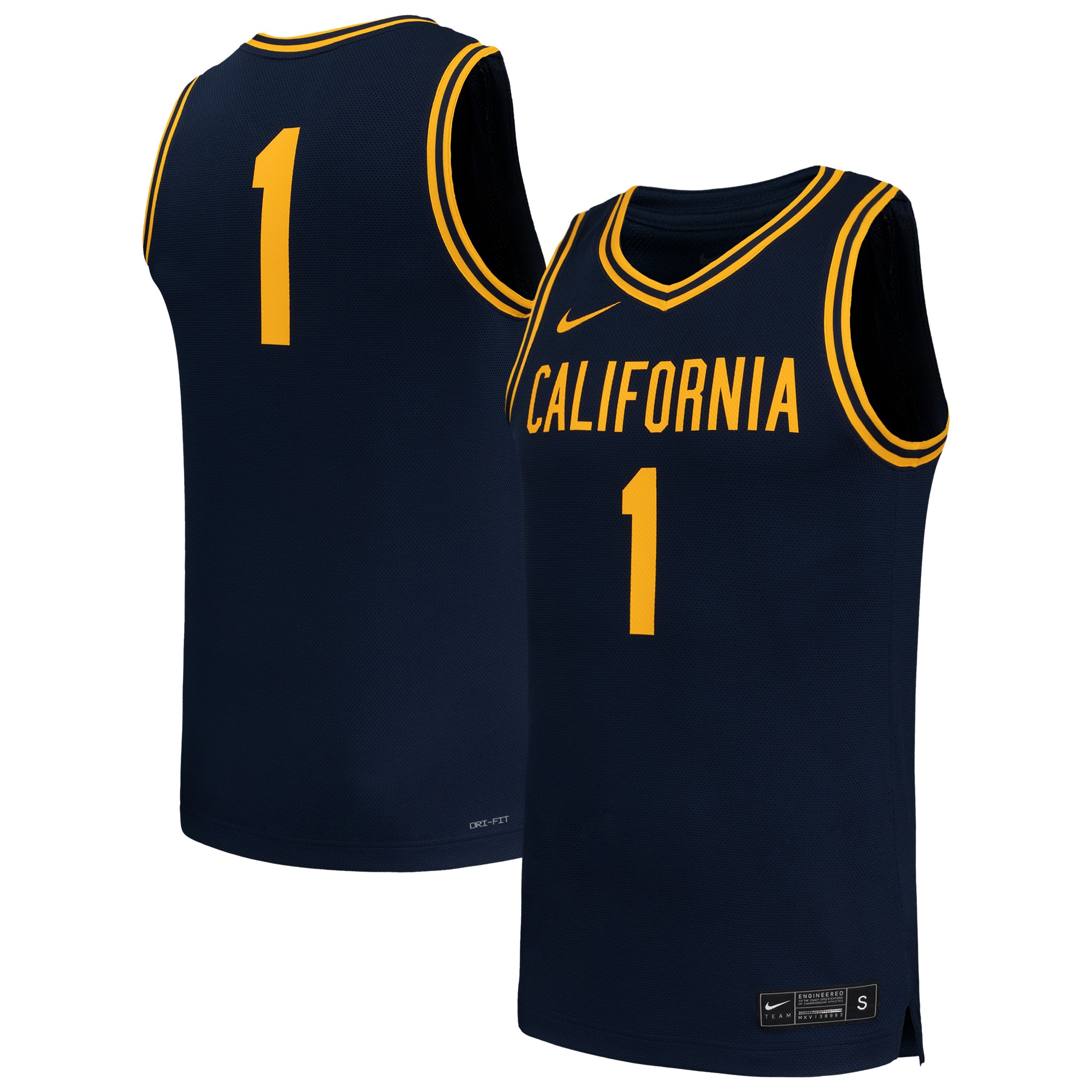[NJP] Women's Cal Bears Replica Basketball Jersey - Navy