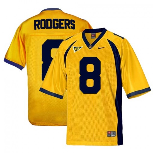Men #8 Gold Men Gold V6e Jersey