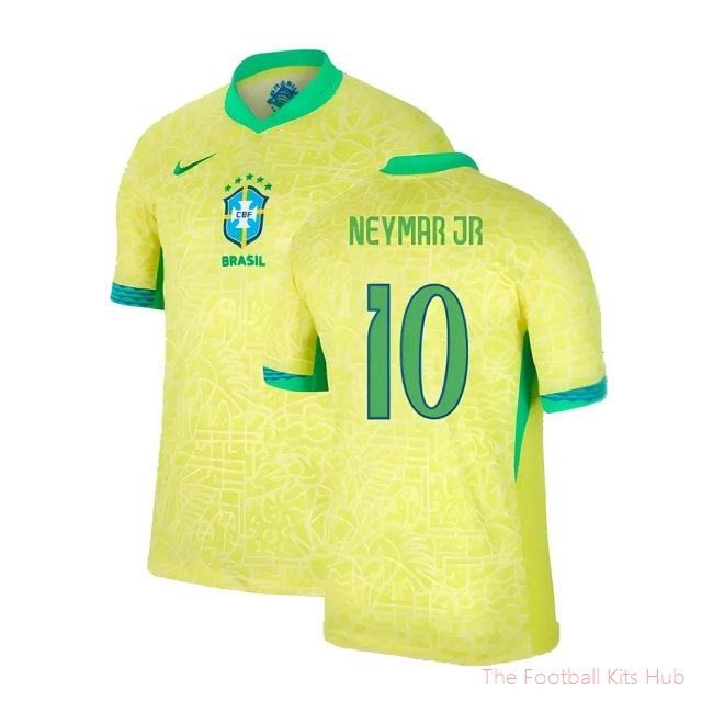 2024-2025 Brazil Home Shirt (Neymar JR 10)