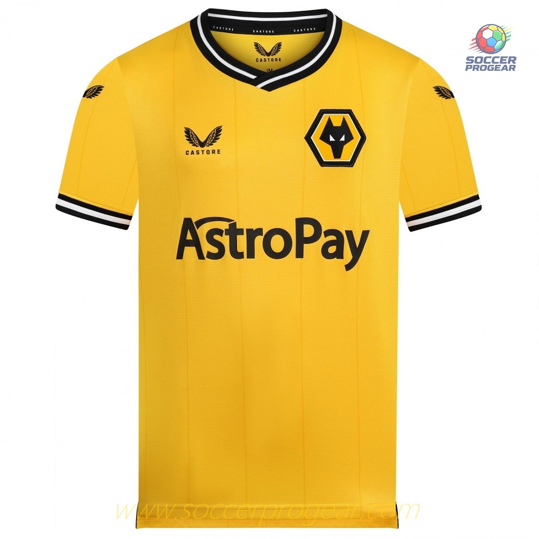 Wolverhampton 2023 2024 Home Kids Edition Kit Shirt