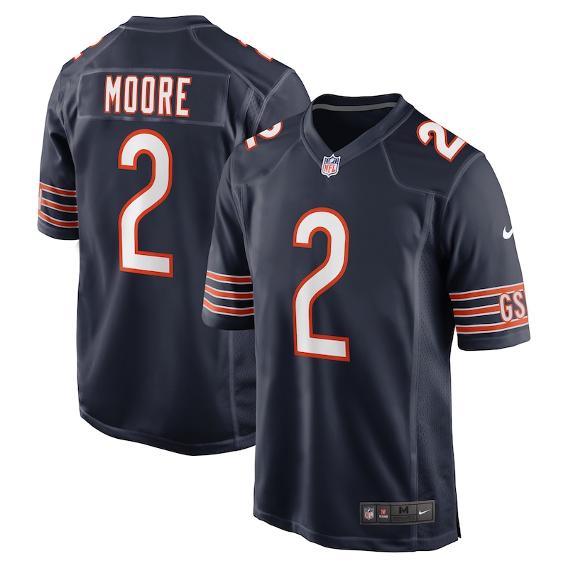 None D.J. Moore CHI Bears Victory Authentic Jersey for NFL Fans