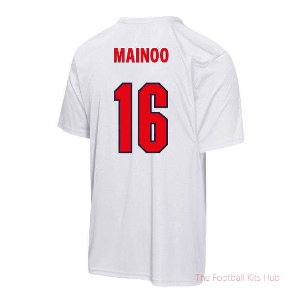 Replica England 2026 World Cup T-Shirt (Kids) (Mainoo 16)