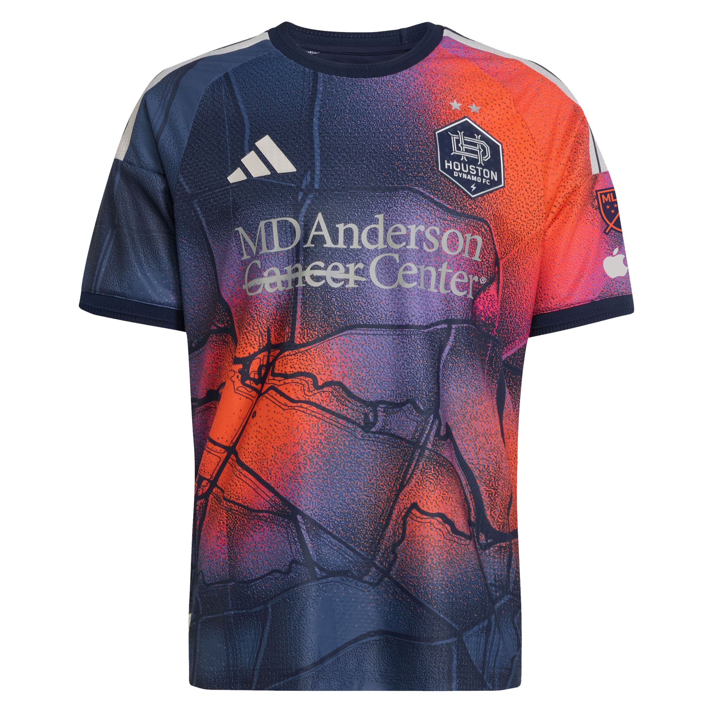 [SJH] Houston Dynamo FC 2026 Mission Control On-Field Authentic Patch Custom Jersey - Blue