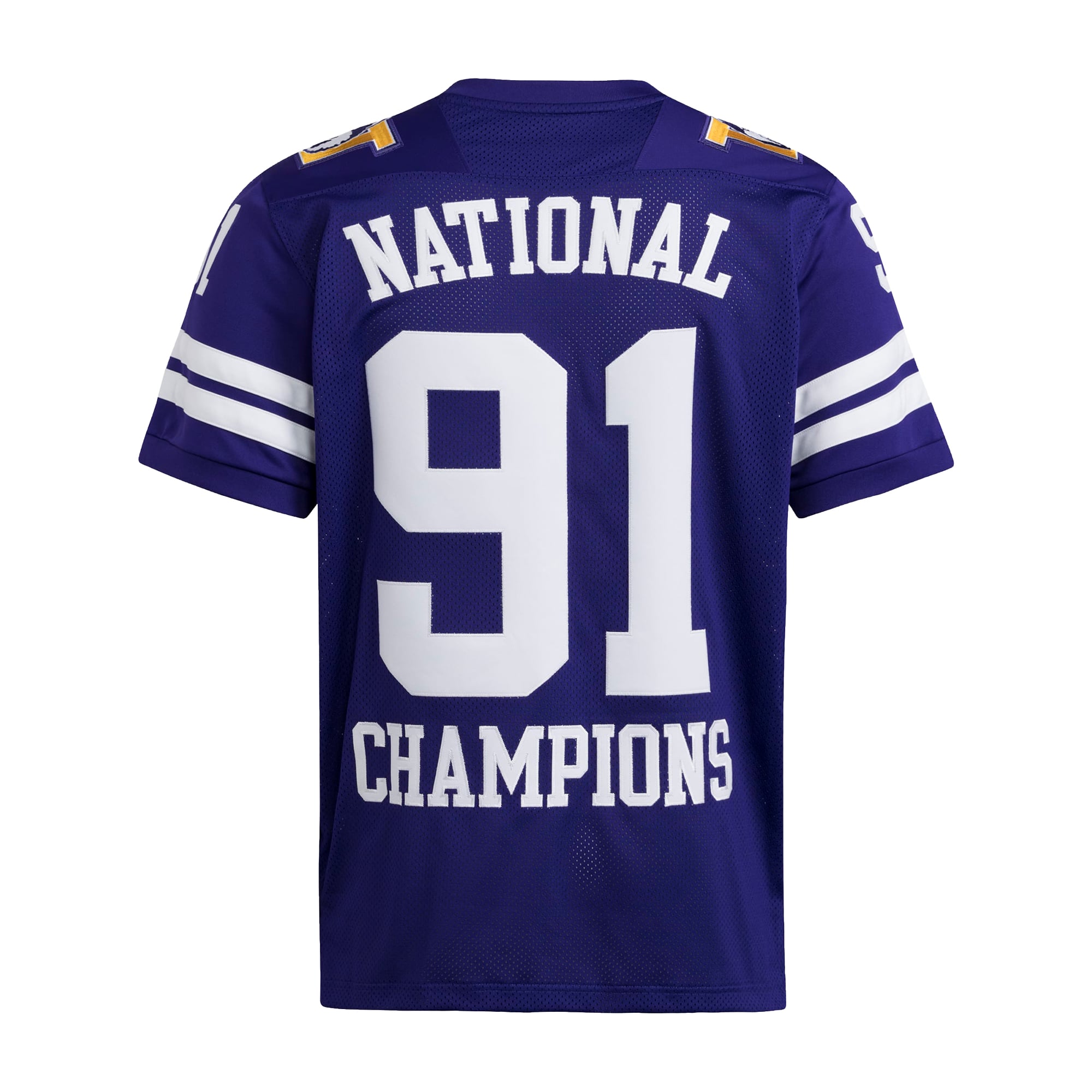 Washington Huskies adidas 1991 National Championship Anniversary Icon Football Jersey - Purple