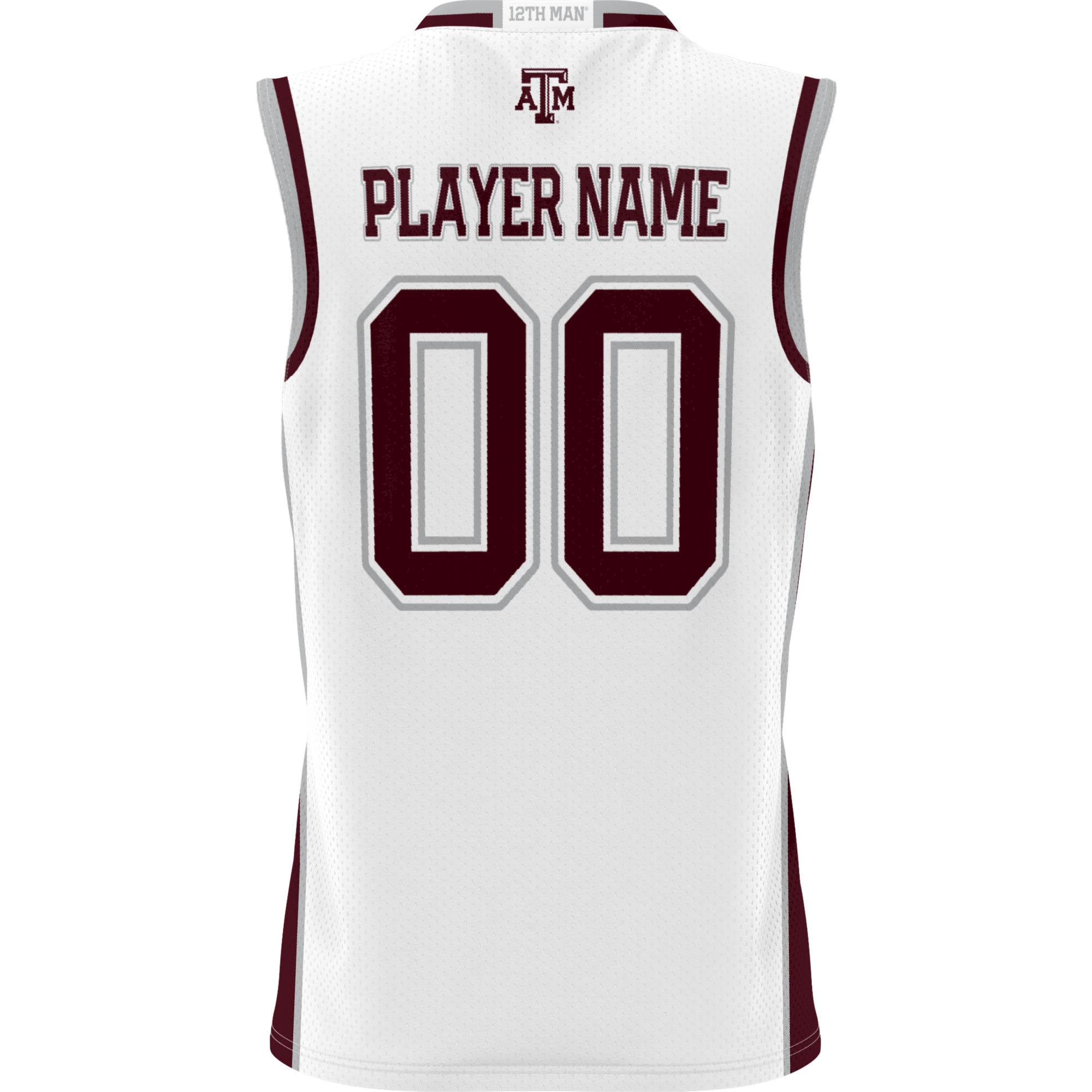 [NJP] Texas A&M Aggies GameDay Greats Youth NIL Pick-A-Player Lightweight Women's Basketball Jersey - White