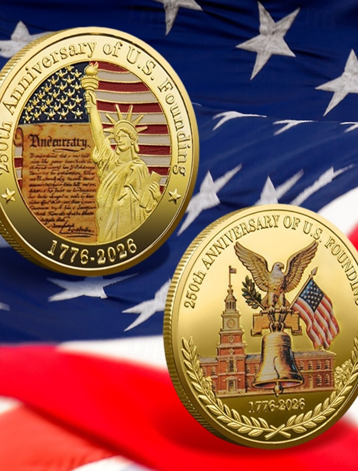 4th of July 2026 250th Memorial Day Men's 3D Print US Flag Crew Neck Short Sleeve T-Shirt Daily Street