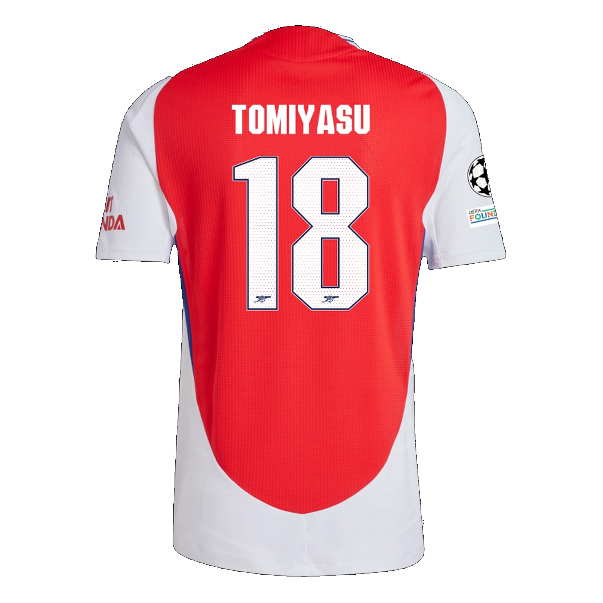 Arsenal Tomiyasu 2024-2025 UCL Home Jersey – Authentic Shirt