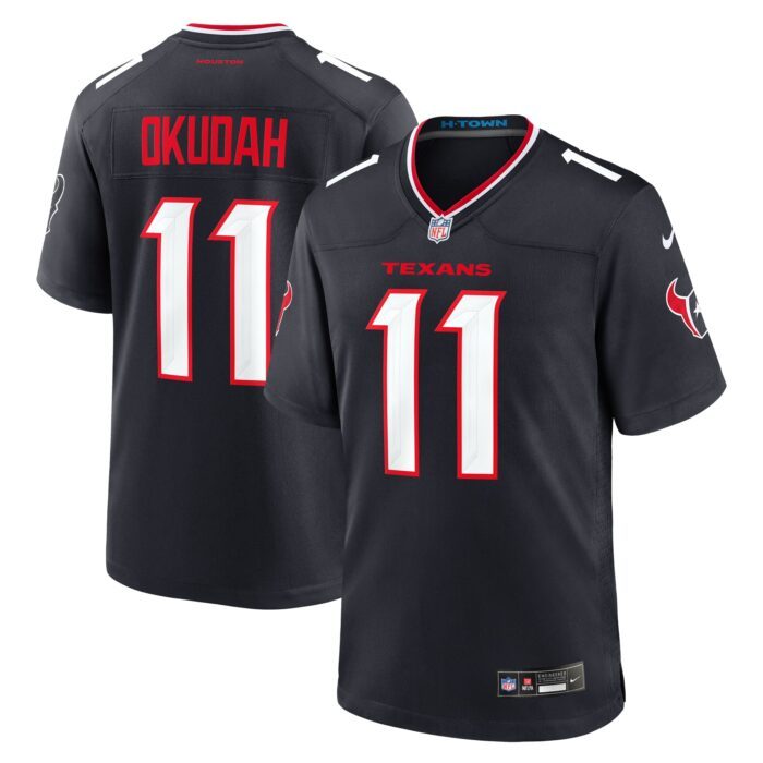 None Men's HOU Texans Energetic Genuine Jersey for NFL Fans