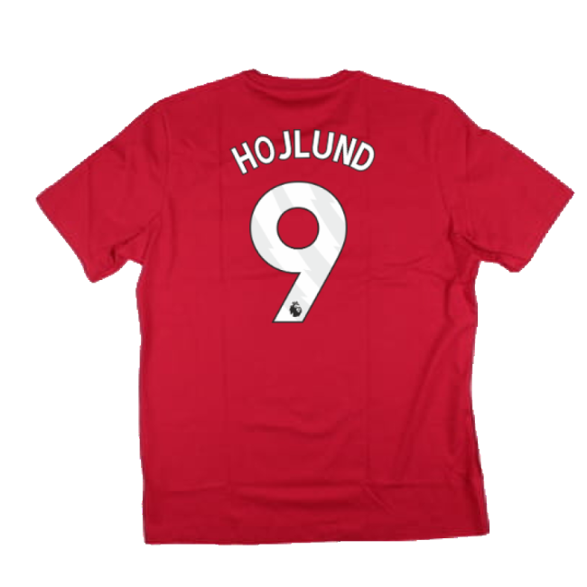 High Performance Football Man Utd Dna Graphic Tee Red Hojlund #9 L...