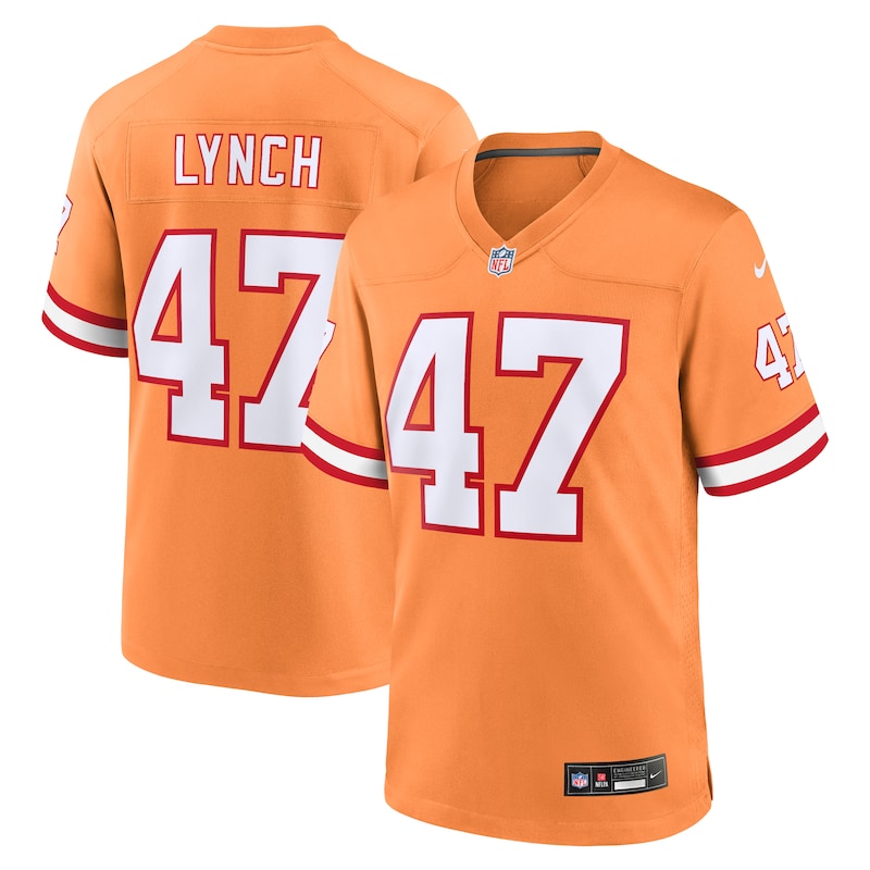 None John Lynch Champion TB Buccaneers Durable Jersey Game Day Wear