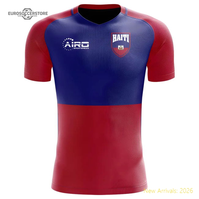 2025-2026 Haiti Home Concept Football Shirt - Womens