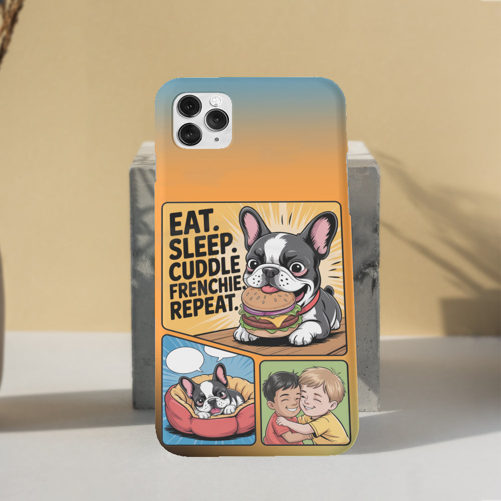 French Bulldog Teddy Phone Case For Iphone And Samsung Durable Dog Item