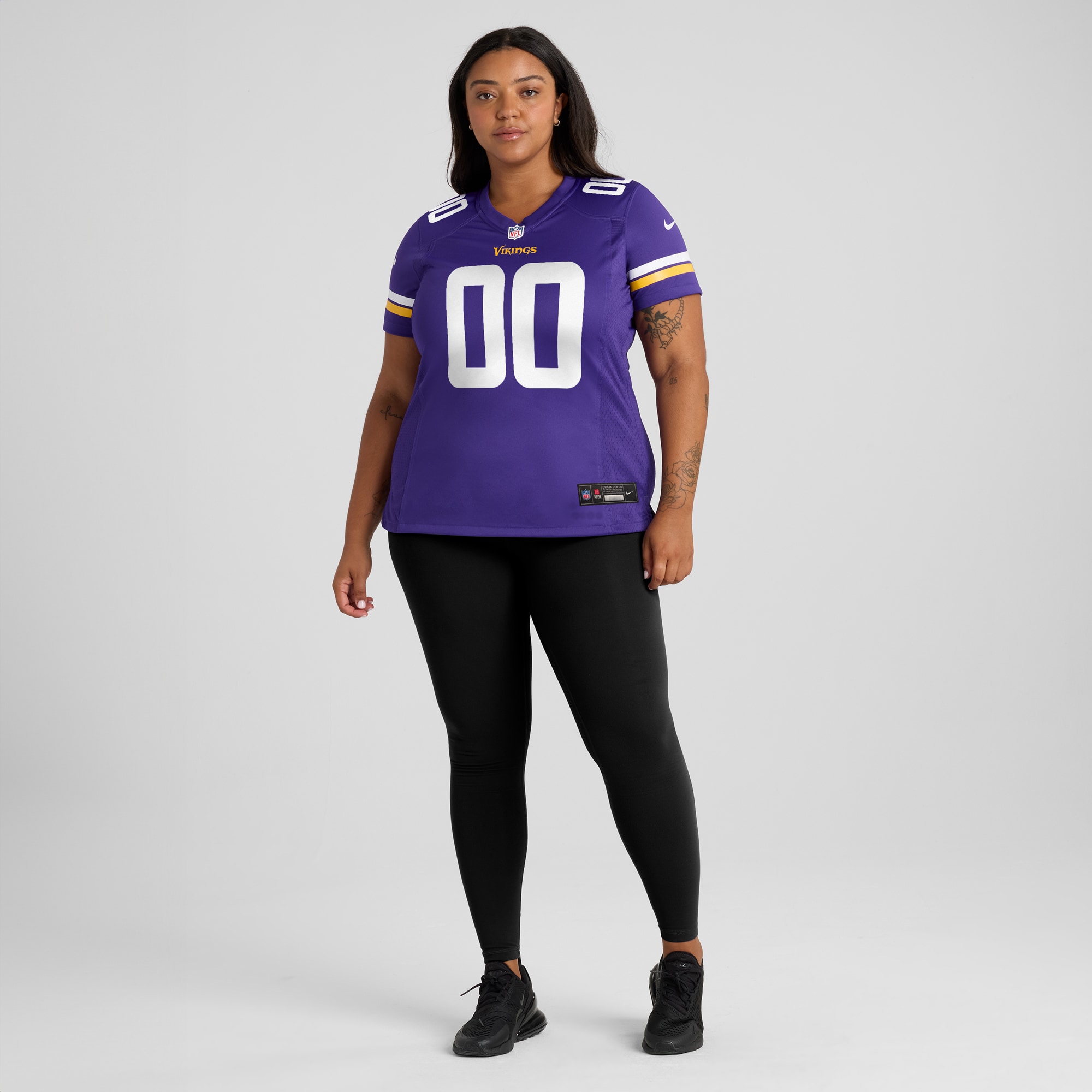 [JED] Minnesota Vikings Women's Custom Game Jersey - Purple