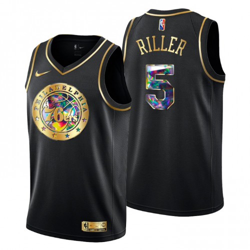 76ers Black Philadelphia 76ers #5 Jersey - On Sale Premium Quality
