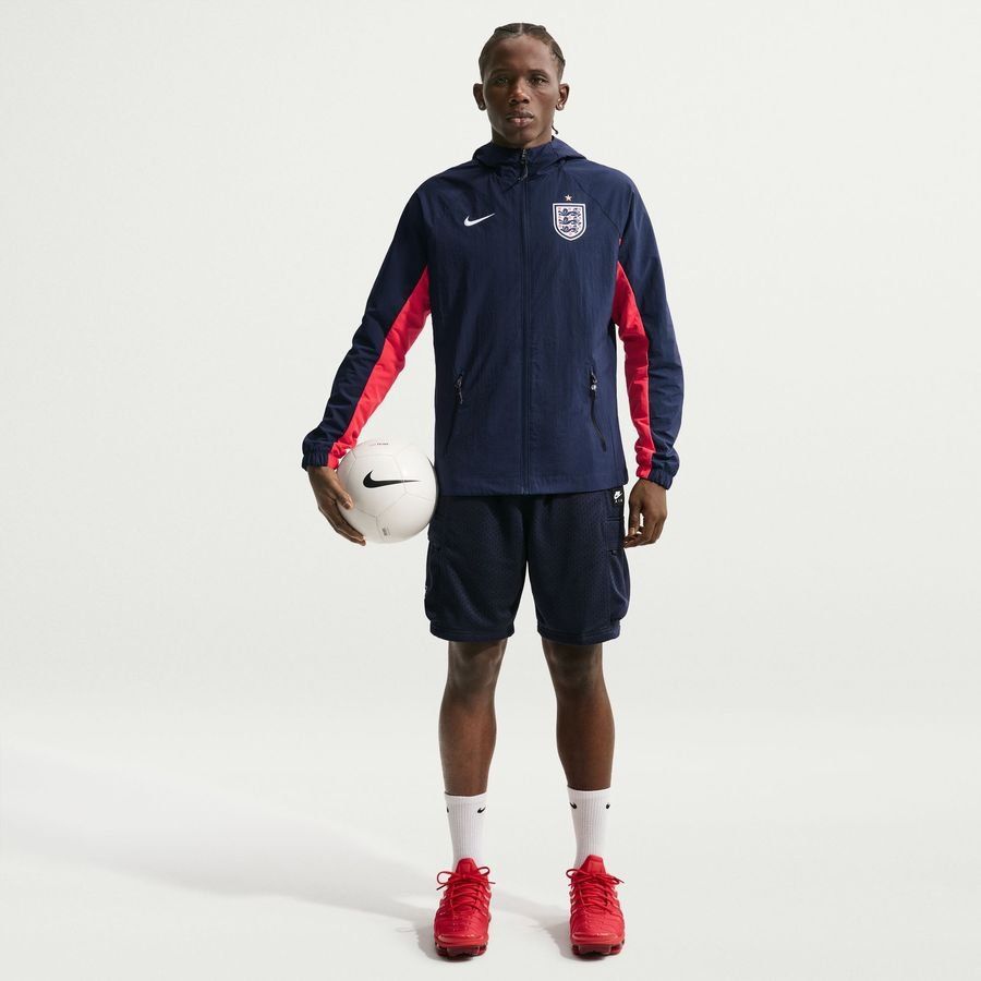 [EFKS] 2026 England Jacket Dri FIT AWF Woven World Cup Obsidian/Speed Red/White