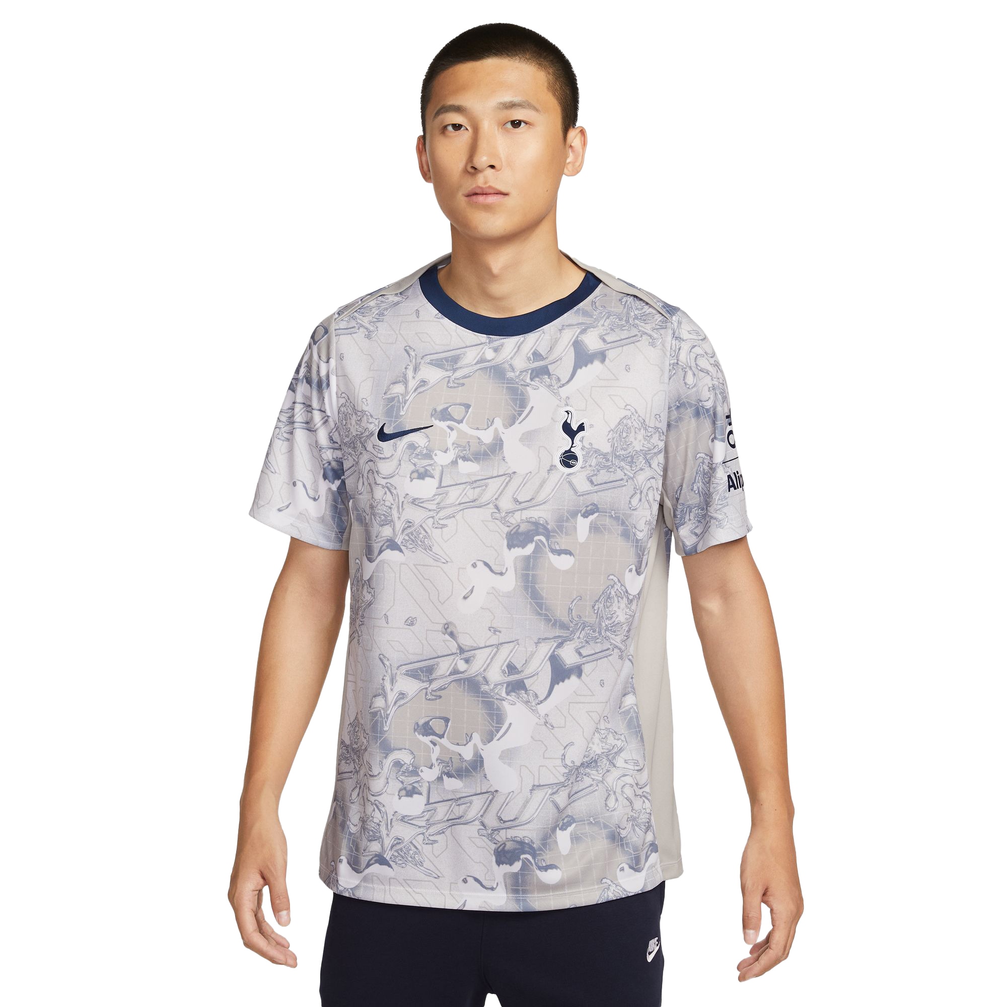 [JED] Tottenham Hotspur 2025/26 Academy Pro Pre-Match Performance Jersey Top - White