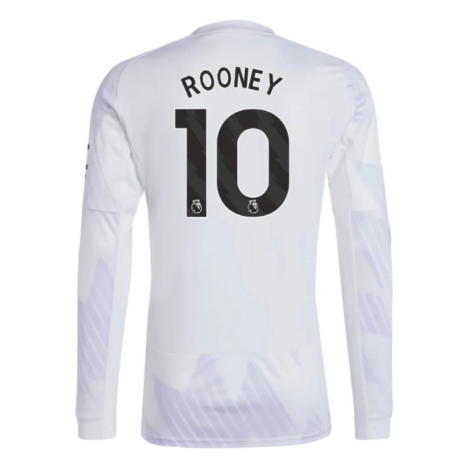 2025-2026 Man Utd Long Sleeve Away Top (Rooney 10)